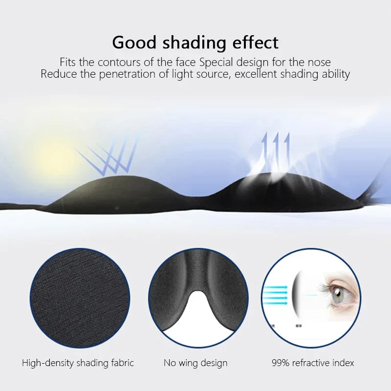3D Sleep Eye Mask — Total Blackout Comfort Mask
