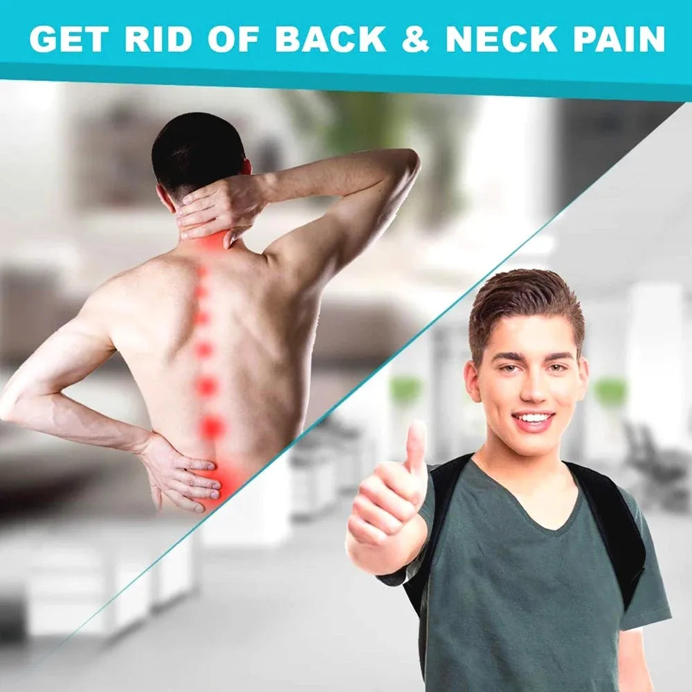 Posture Corrector — Adjustable Back & Shoulder Support