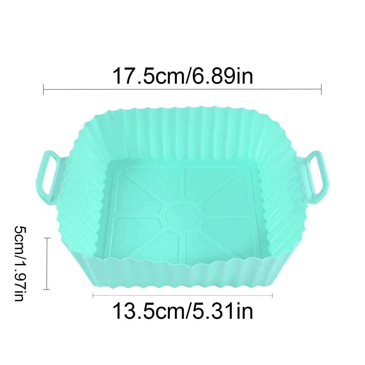 Reusable Silicone Air Fryer Liner — Non-Stick Basket Insert