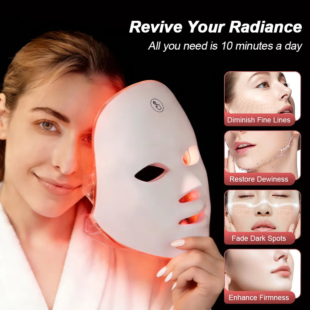 LED Light Therapy Face Mask — At-Home Skincare