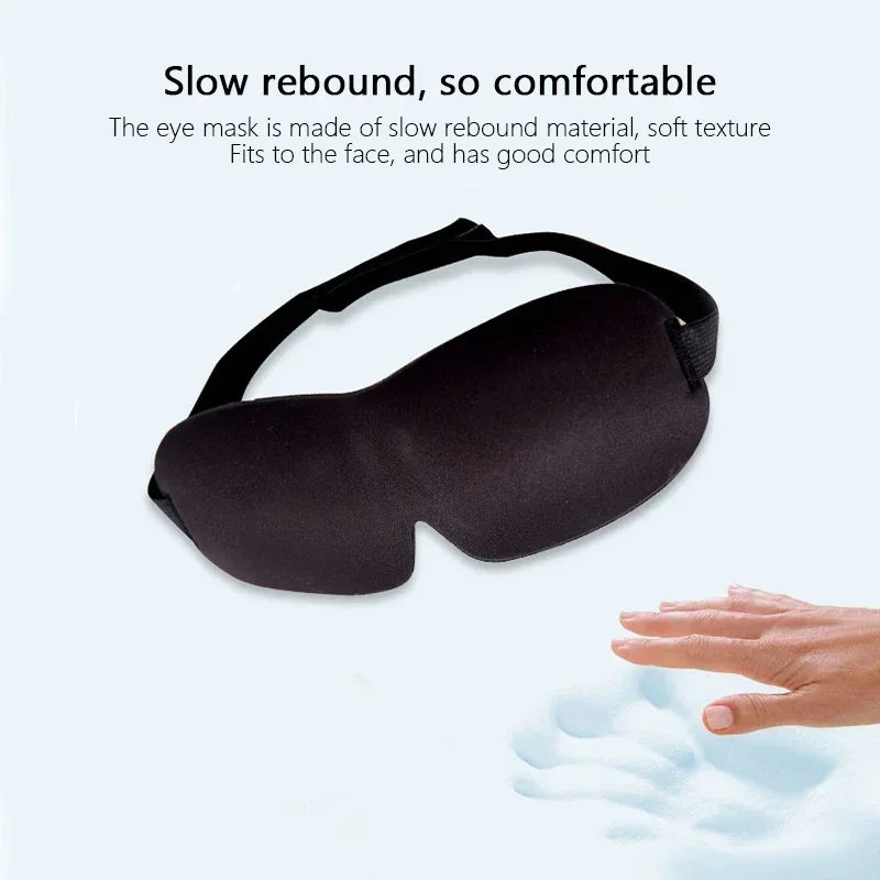 3D Sleep Eye Mask — Total Blackout Comfort Mask