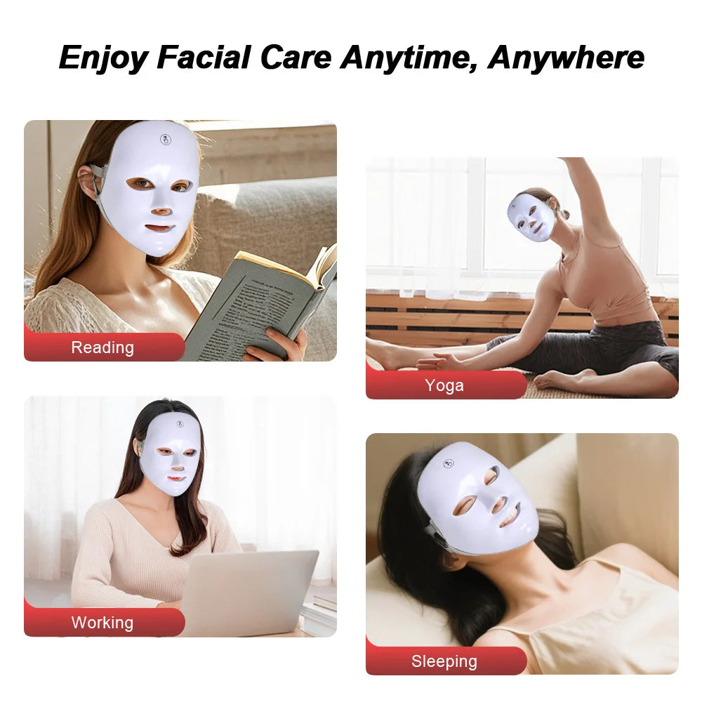 LED Light Therapy Face Mask — At-Home Skincare
