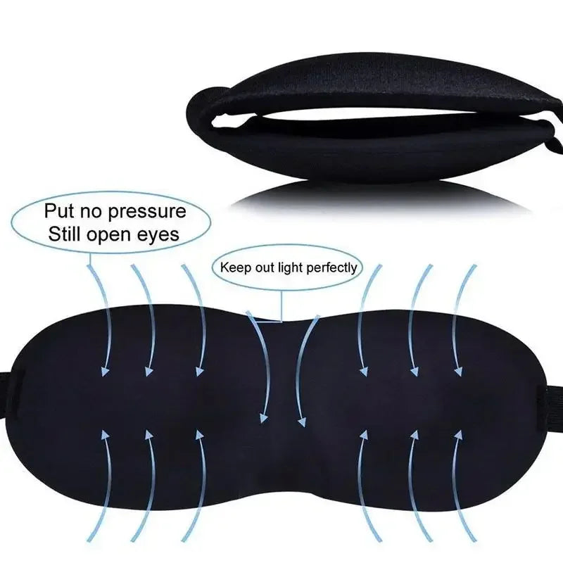 3D Sleep Eye Mask — Total Blackout Comfort Mask