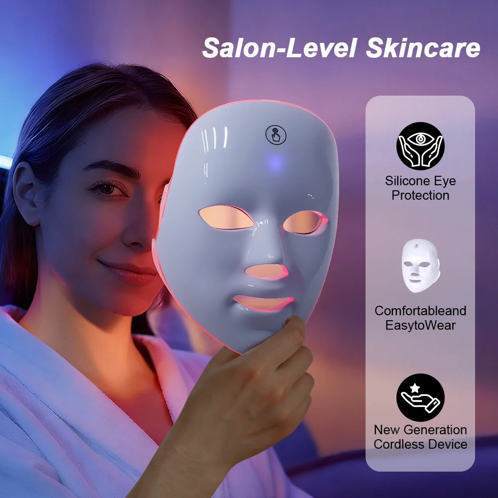 LED Light Therapy Face Mask — At-Home Skincare