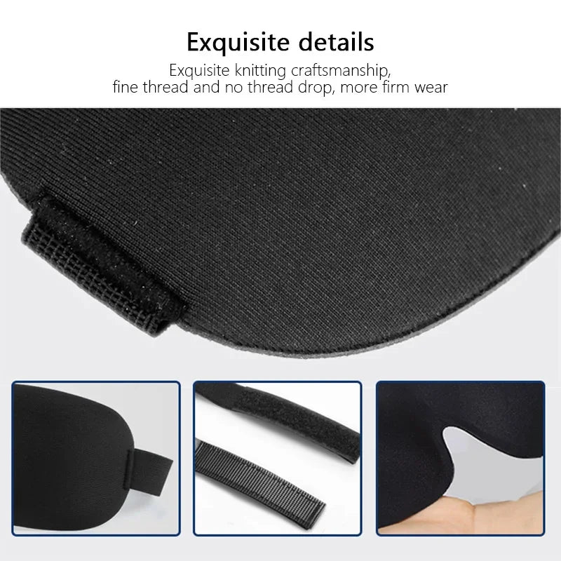 3D Sleep Eye Mask — Total Blackout Comfort Mask