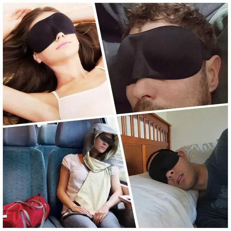 3D Sleep Eye Mask — Total Blackout Comfort Mask