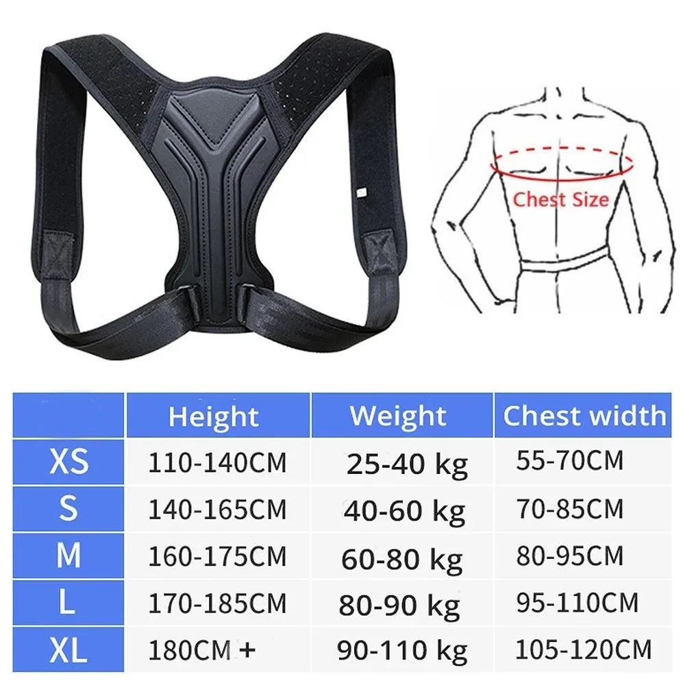 Posture Corrector — Adjustable Back & Shoulder Support