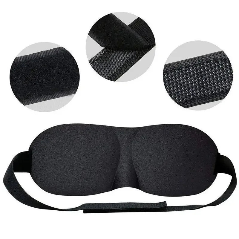 3D Sleep Eye Mask — Total Blackout Comfort Mask