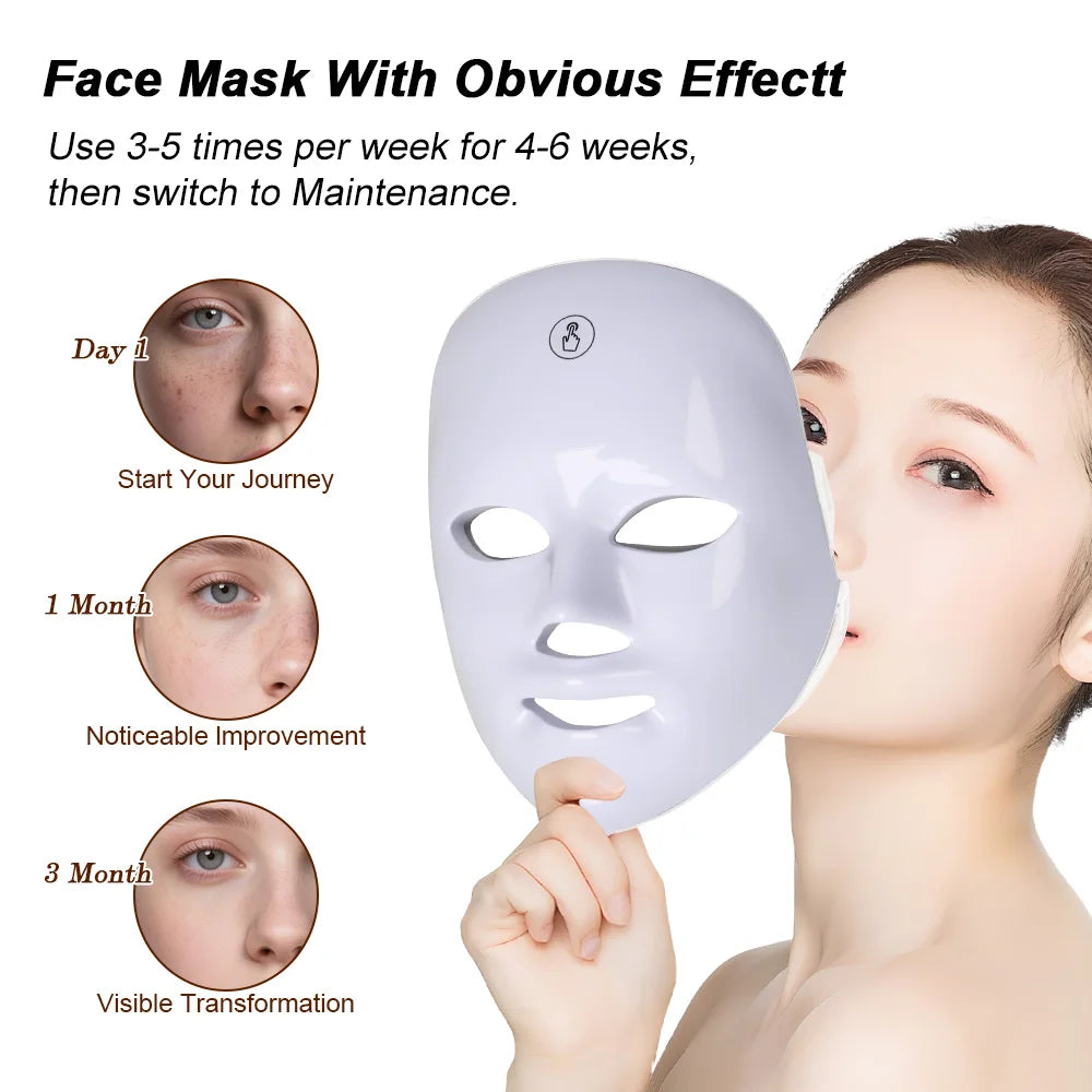 LED Light Therapy Face Mask — At-Home Skincare
